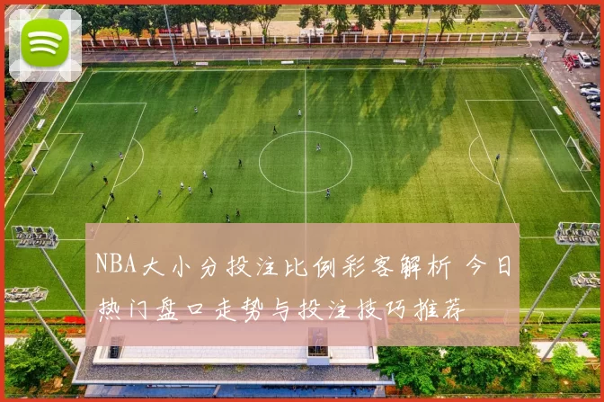 NBA大小分投注比例彩客解析 今日热门盘口走势与投注技巧推荐